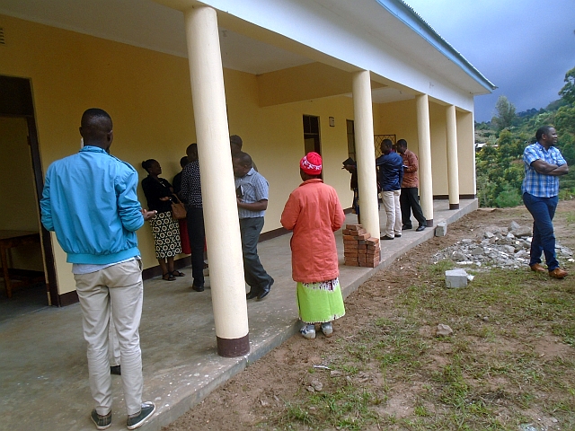Clinic built in the village
